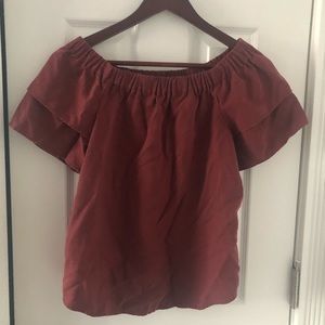 H&M off the shoulder top S